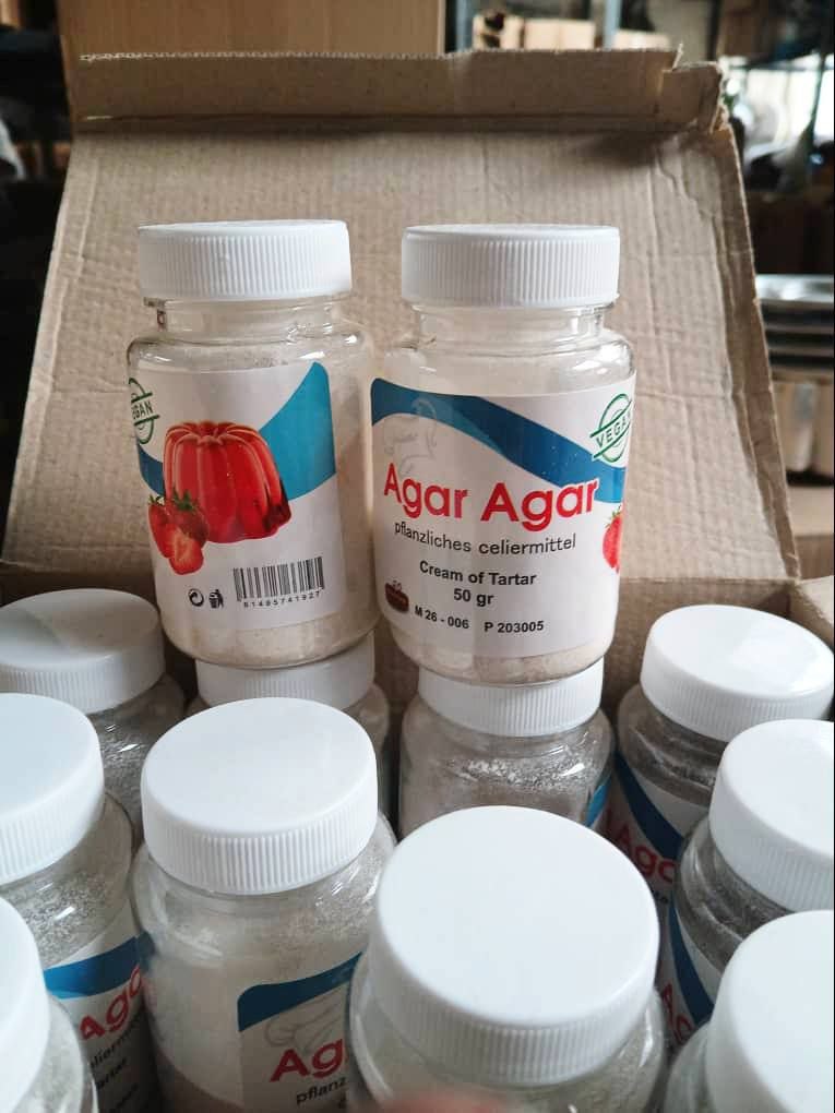 پودر آگارآگار آلمانی خوراکی مناسب قنادی و دسر