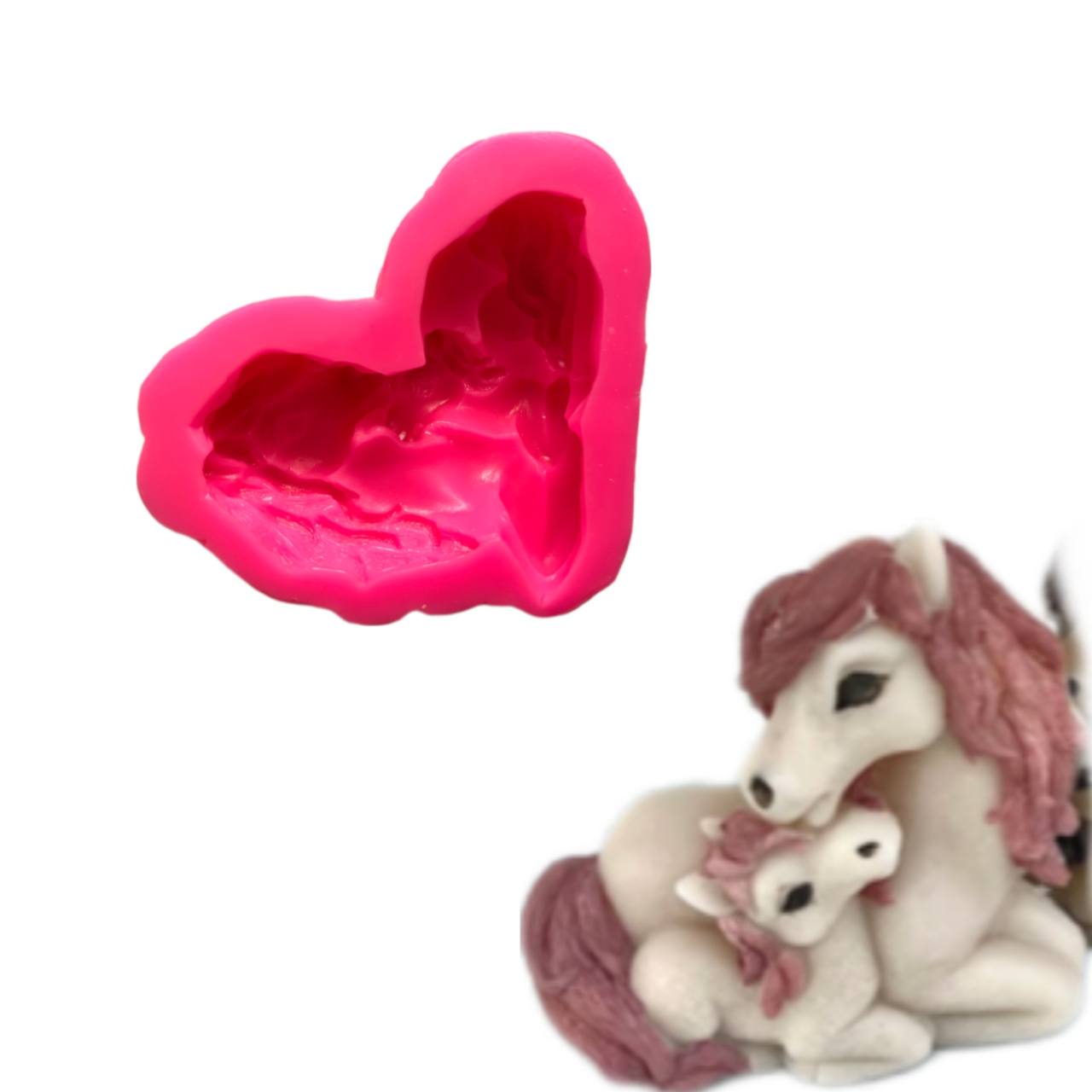 وولد سیلیکونی فوندانت اسب مادر