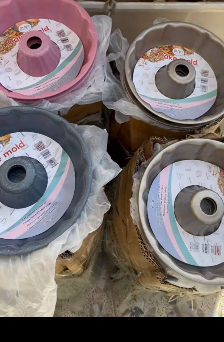 قالب کیک و کارامل تفلون شیفون